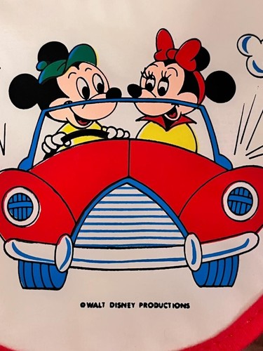 2 Bibs Vntg Disney Characters Mickey Minnie Donald Goofy Tommee Tippee Playskool - Picture 6 of 11