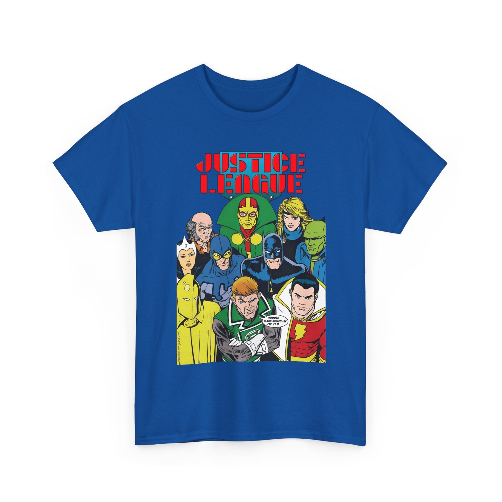 Camiseta de la Liga de la Justicia Internacional DC Comics Kevin Maguire Camiseta Estilo Vintage