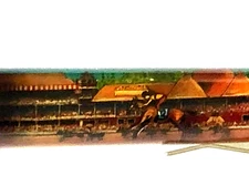 Saratoga Floaty Pen Moving Horse on Race Track Stands Vintage Floater