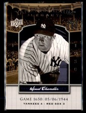2008 Upper Deck Yankee Stadium Legacy Spud Chandler #YSL1649