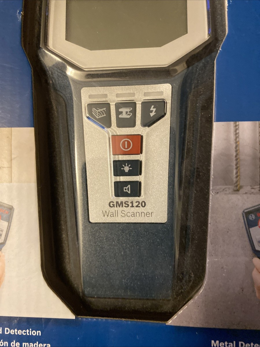 Bosch GMS120 Professional Digital Multi Wall Scanner w/ 9V Battery