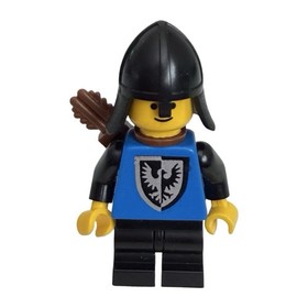 Lego Vintage Castle: Black Falcon Knight Minifigure with Bow (cas254) from 10039