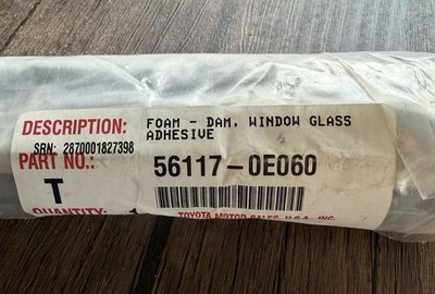 Genuine OEM Toyota 56117-0E060 Windshield Seal 2014-2019 Highlander