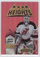 2021-22 Upper Deck Stature Legendary Heights Red 21/75 Martin Brodeur HOF k4s