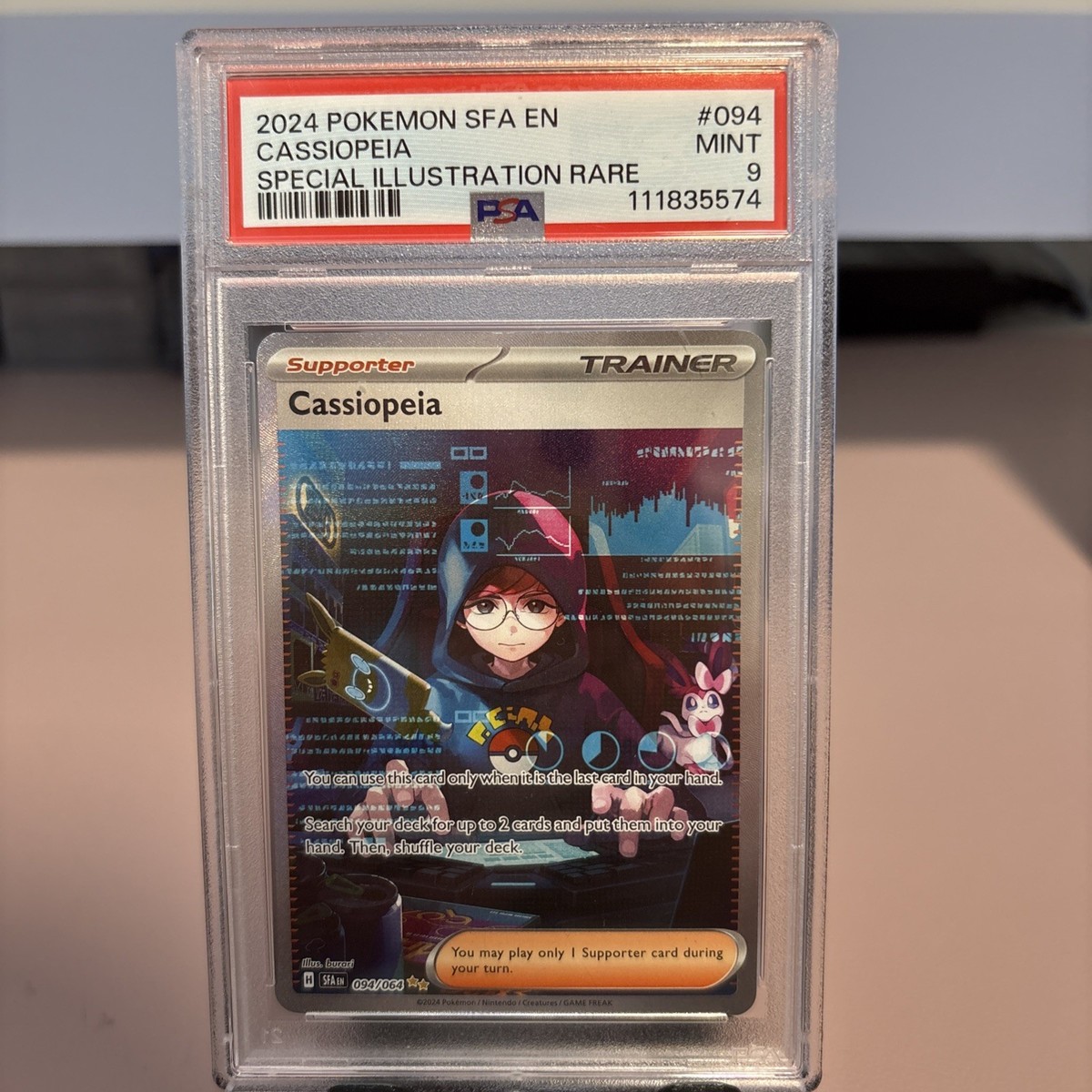 cassiopeia pokemon card Deck Case Cassiopeia Pokémon Card Game | Authentic Japanese Pokémon TCG  Case main image 0