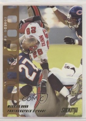 2002 Topps Stadium Club Bronze Photographer's Proof 101/199 Warrick Dunn #53 0o0