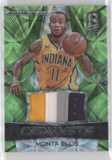 2016-17 Panini Spectra Catalysts Neon Green 21/25 Monta Ellis #16 3j2