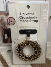 Universal Crossbody Phone Strap by Artikl - Click Clip n Go Black New/Sealed