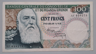 Congo Belga 100 francos 1959 ver otras ventas