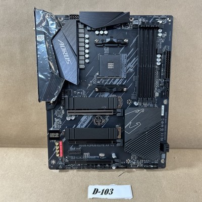 Used GIGABYTE B550 AORUS ELITE AX V2 AM4 AMD B550 ATX Motherboard   Tested