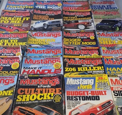 Lot of 24 MODIFIED Mustangs & Fords Magazines 2000s