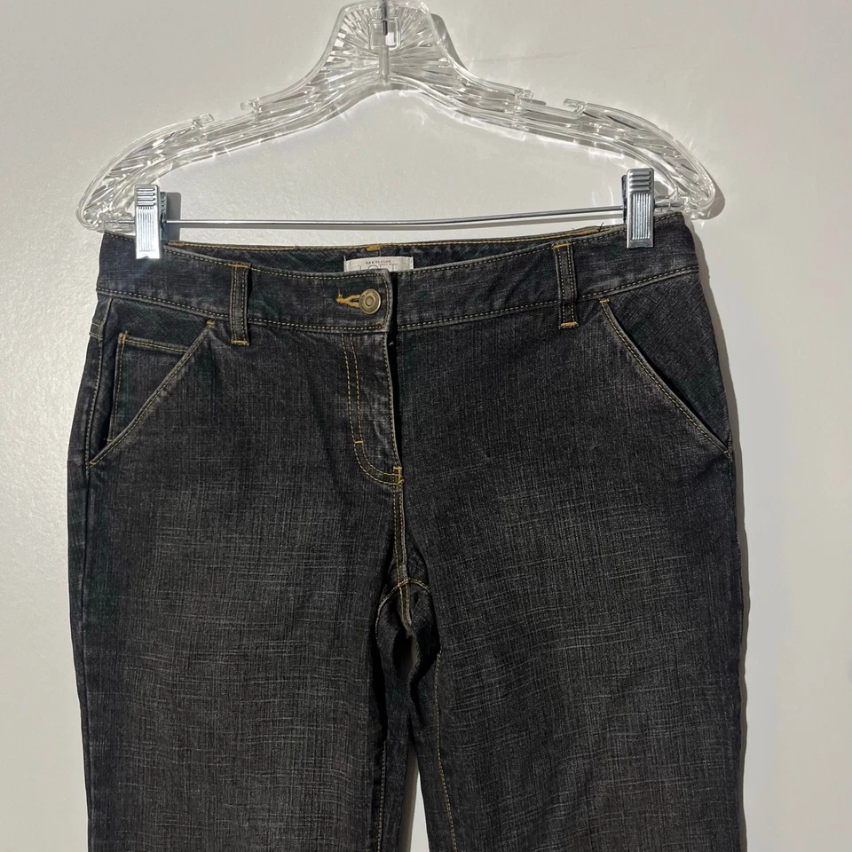 Ann Taylor Loft Petites Trouser Leg Slim Bootcut Dark Denim Jeans Womans Size 4P - Image 2 of 4
