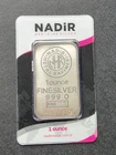 1 oz .999 Silver Bar Nadir Metal Rafineri Sealed in Assay Card & Serialized
