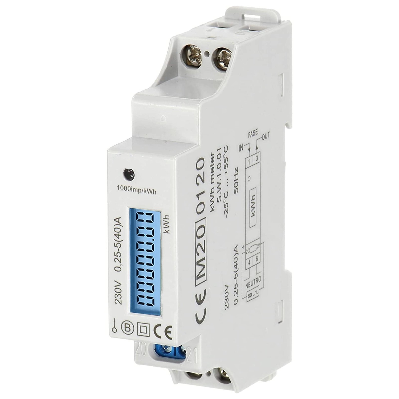 Compteur électrique MID 40A pour éviter les litiges de consommation