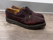 VTG 90s Y2K Doc Martens Made In England Wingtip Brogue Oxford 3989/59 Size 12