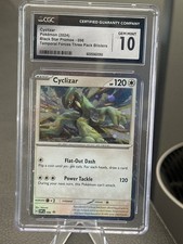2024 Pokémon Black Star Cyclizar Three Pack Bla Card #096 PSA Mint 10