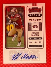 2022 Panini Contenders Rookie Ticket Auto JORDAN MASON SP RC  #204
