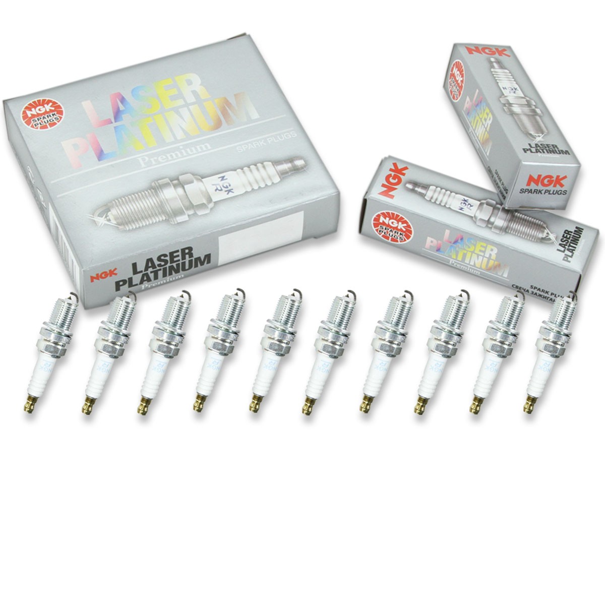 10 pc NGK 4292 PFR5R-11 Laser Platinum Spark Plugs for PK16TT KC10PYPB4 pj