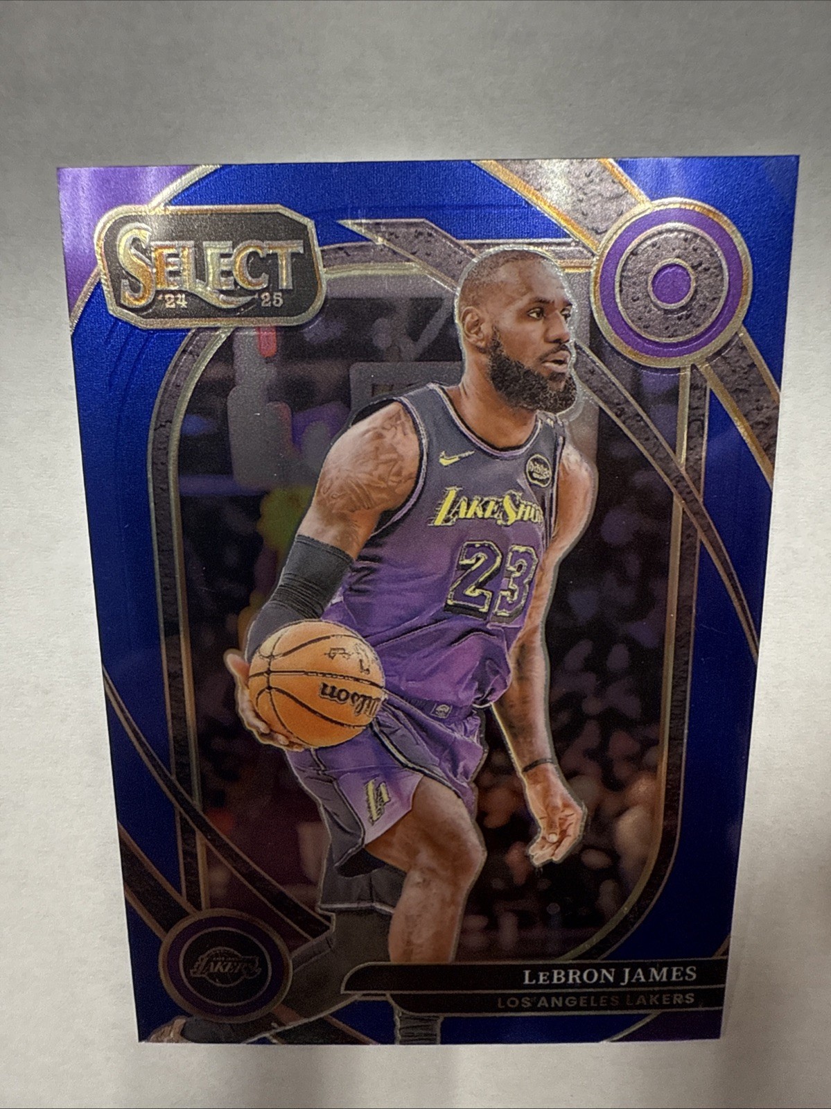 2024-25 #241 Lebron James Panini Select NBA Courtside Blue Los Angeles Lakers
