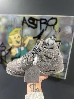 Jordan 4 KAWS 100% Authentic CERTIFIED SAMPLE PAIR size 8
