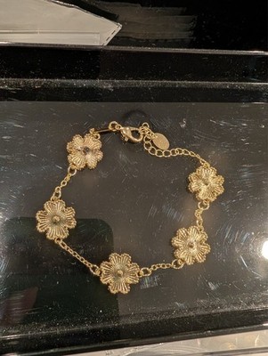 Gold flower Clover Bracelet for Women/water resistant/18k trend jewelry
