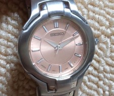 Seiko Lukia Quartz Dress Watch Womens 26mm Cal 4N21 wrist 18cm/7.1in