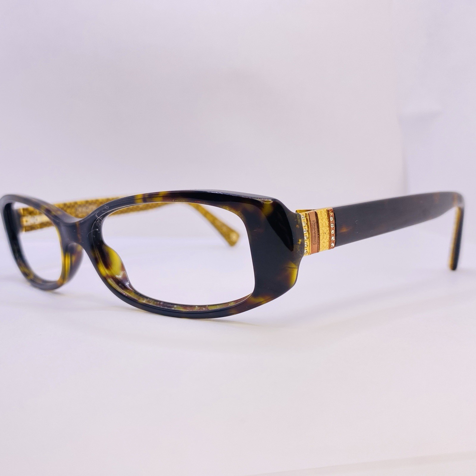 Coach Eyeglasses HC 6033B Melinda 5033 Dark Tortoise 51 [] 15 135 MM Gold