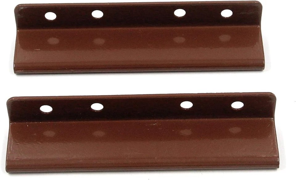 2 PCS Bed Frame Post Double Hook Bracket Hanging Piece Bed Hook Plates with Scr - Image 3 of 4