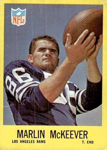 Marlin McKeever #92 1967 Philadelphia card