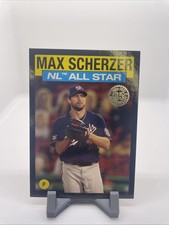 2021 Topps - 1986 Topps All-Star Baseball Max Scherzer #86AS3 Black /299