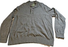 Eddie Bauer Men 4-Button Henley Cashmere/Cott...