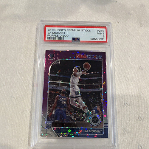Panini Hoops Premium Stock Ja Morant #259 Purple Disco Prizm RC Grizzlies