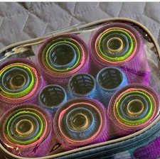 Volumizing Soft Grip Set Of 30 Rollers with Case. NWOT