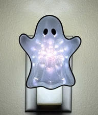 Bath & Body Works Halloween Fiber Optic Ghost  Wallflower Plug Nightlight