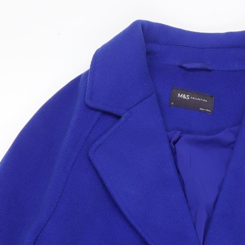Cappotto donna blu Marks and Spencer - Taglia 12 - Foto 9 di 12