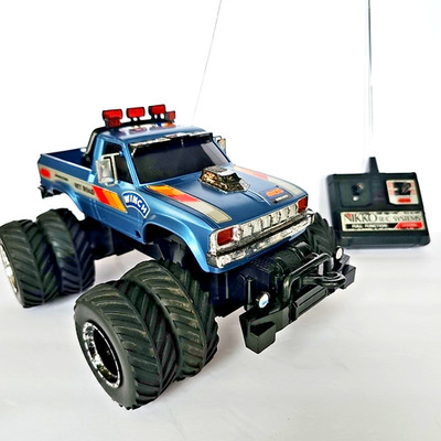 1985 Nikko Japan 4WDS Big Brutus RC Remote Monster Truck Vtg Winch WORKS 1900