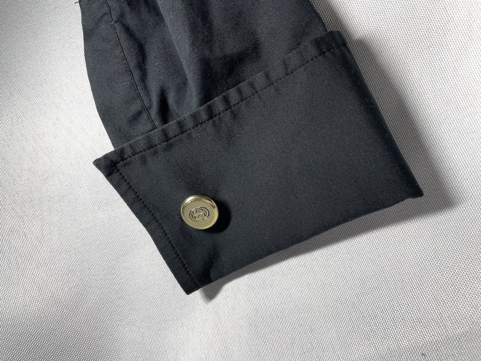 Auth [Rare] Gucci Cufflinks Interlocking G double… - image 18