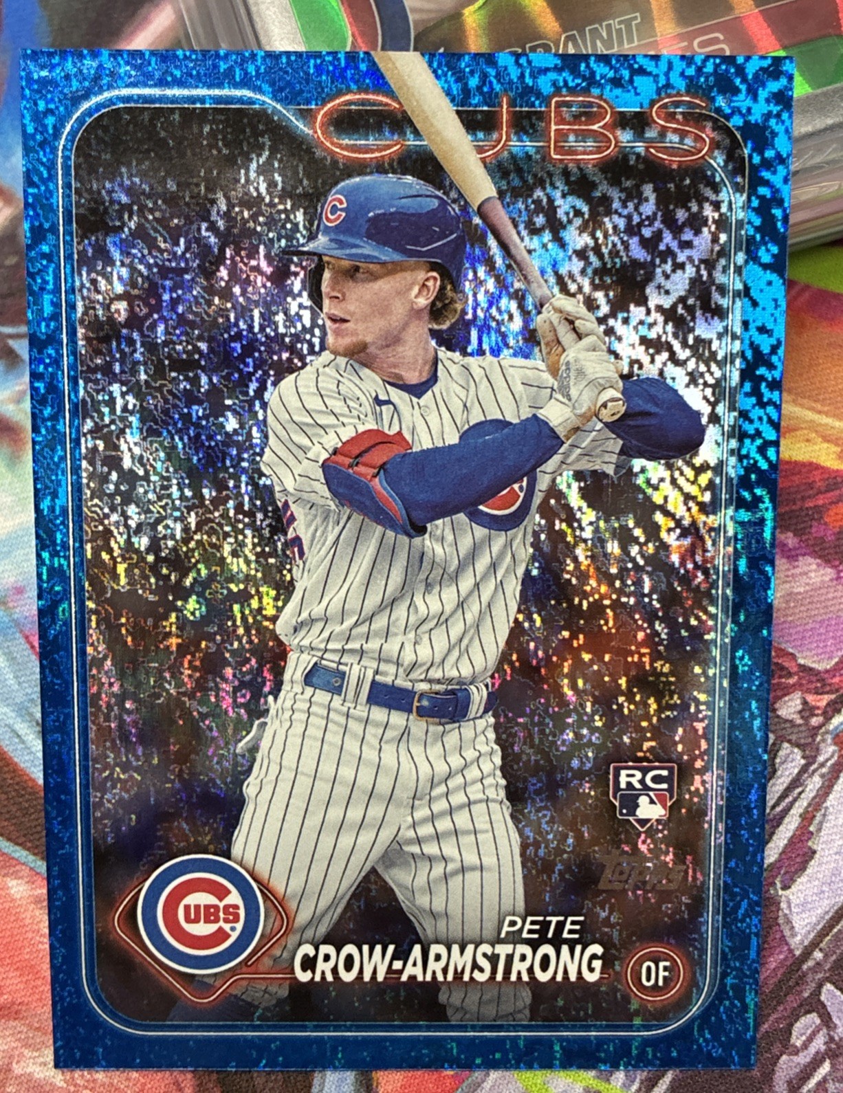 2024 Topps Series 2 - Pete Crow-Armstrong #407 Blue Foil /999 (RC)