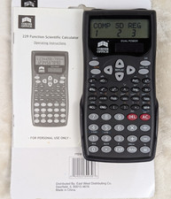 NEW SCIENTIFIC CALCULATOR 10 Digit 229 Functions DUAL Power Corner OFFICE