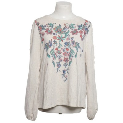 Cache Cache, Bluse, Größe: XL, Beige/Mehrfarbig, Baumwolle/Leinen/Polyester #DBi