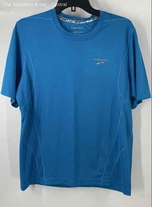 Brooks Men's Blue Equilibrium Running Short Sleeve Performance T-Shirt Size M