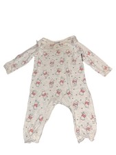 Disney Winnie The Pooh Sleeper Set 3-6 Month Ruffles Pull On Snap Legs CUTE EUC