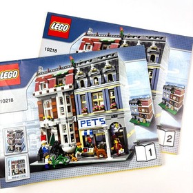 Lego Creator Expert Pet Shop 10218 Instruction Manuals Books 1 & 2 Only Modular