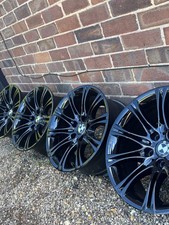 Genuine BMW 135M Alloy Wheels 18 Gloss black 5 Series 7905320 x4