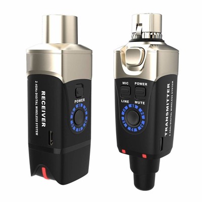 Xvive XV-U3 kabelloses Mikrofonsystem kein Mikrofonkabel erforderlich All-in-One