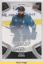 2021-22 Upper Deck MVP Silver Script Brent Burns #88 READ o1h