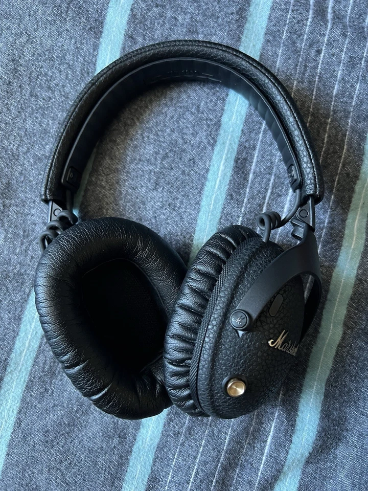 Marshall Monitor III Bluetooth-Kopfhörer, kabellos, ANC, faltbar, schwarz  - Bild 2 von 3