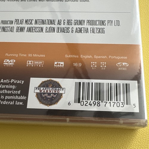 ABBA ABBA The Movie New DVD Rmst, Restored DTS 5.1 Surround & Stereo - Picture 4 of 10