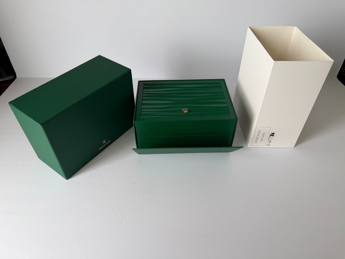 Rolex Green Watch Box Set Presentation Case Storage Display | eBay