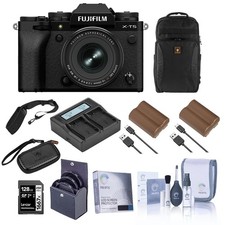 Fujifilm X-T5 Mirrorless Camera, Black with XF 16-50mm f/2.8-4.8 R LM WR Lens, B